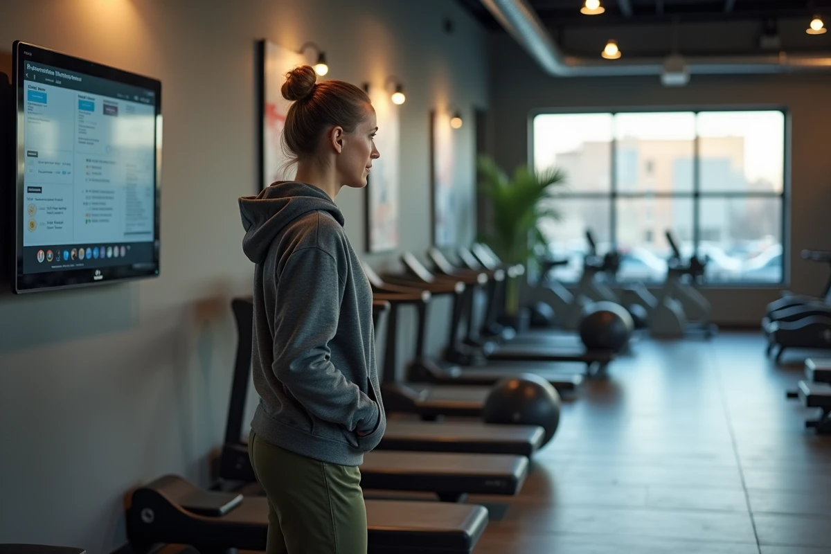 Personne découvrant les machines abdominaux disponibles dans une salle Basic Fit pour choisir le meilleur équipement ventre